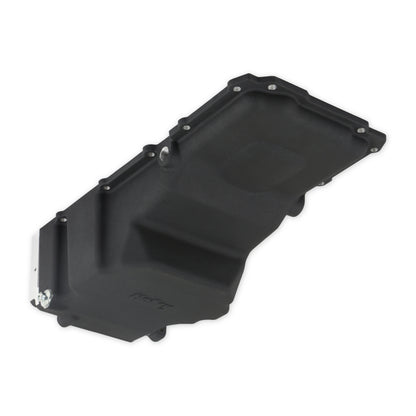 Holley GM LS Swap Oil Pan - Black - Most Front Clearance - Photo - out of package Back