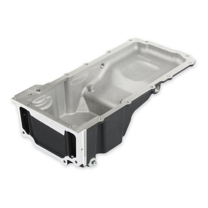 Holley GM LS Swap Oil Pan - Black - Most Front Clearance - Photo - out of package Top