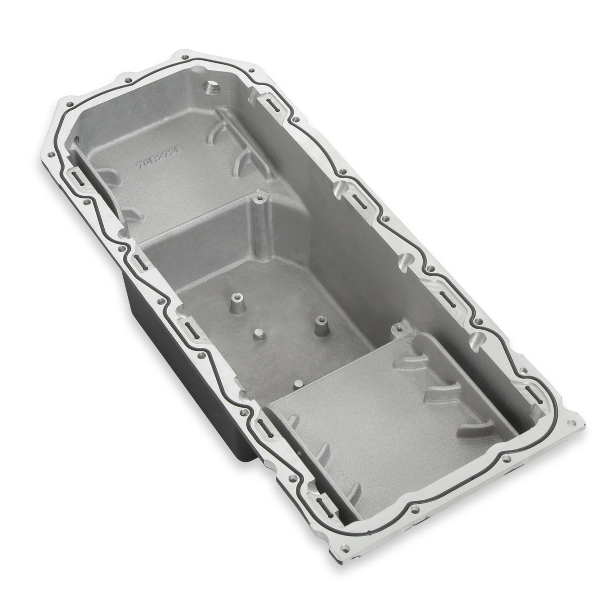 Holley Gen III Hemi Swap Oil Pan - Mid-Sump Non-VVT - Black - Photo - out of package Front