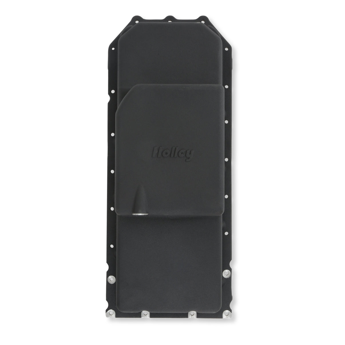 Holley Gen III Hemi Swap Oil Pan - Mid-Sump Non-VVT - Black - Photo - out of package Back