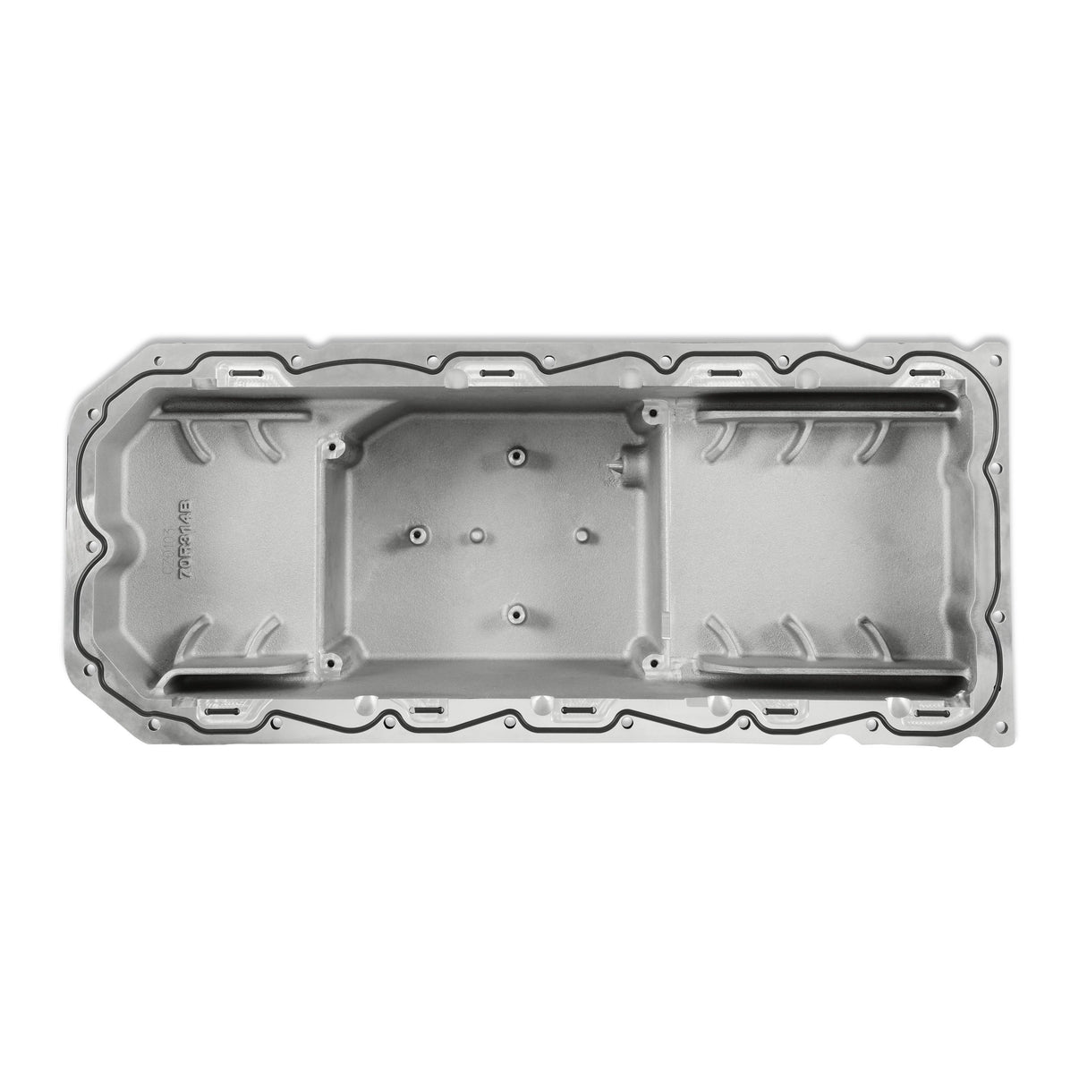 Holley Gen III Hemi Swap Oil Pan - Mid-Sump - Hellcat - Black - Photo - out of package Right