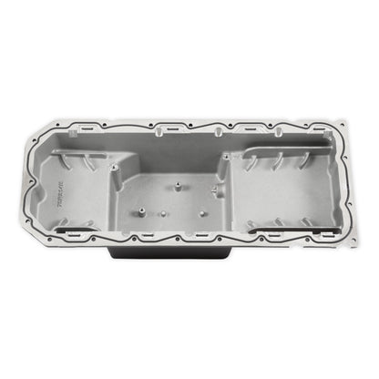 Holley Gen III Hemi Swap Oil Pan - Mid-Sump - Hellcat - Black - Photo - out of package Left