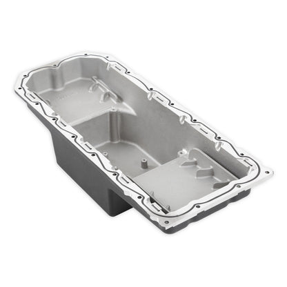 Holley Gen III Hemi Swap Oil Pan - Mid-Sump - Hellcat - Black - Photo - out of package Back