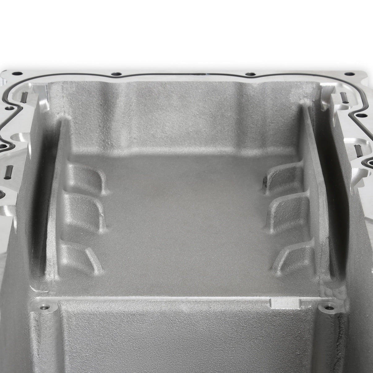 Holley Gen III Hemi Swap Oil Pan - Mid-Sump - Hellcat - Black - Photo - out of package Bottom