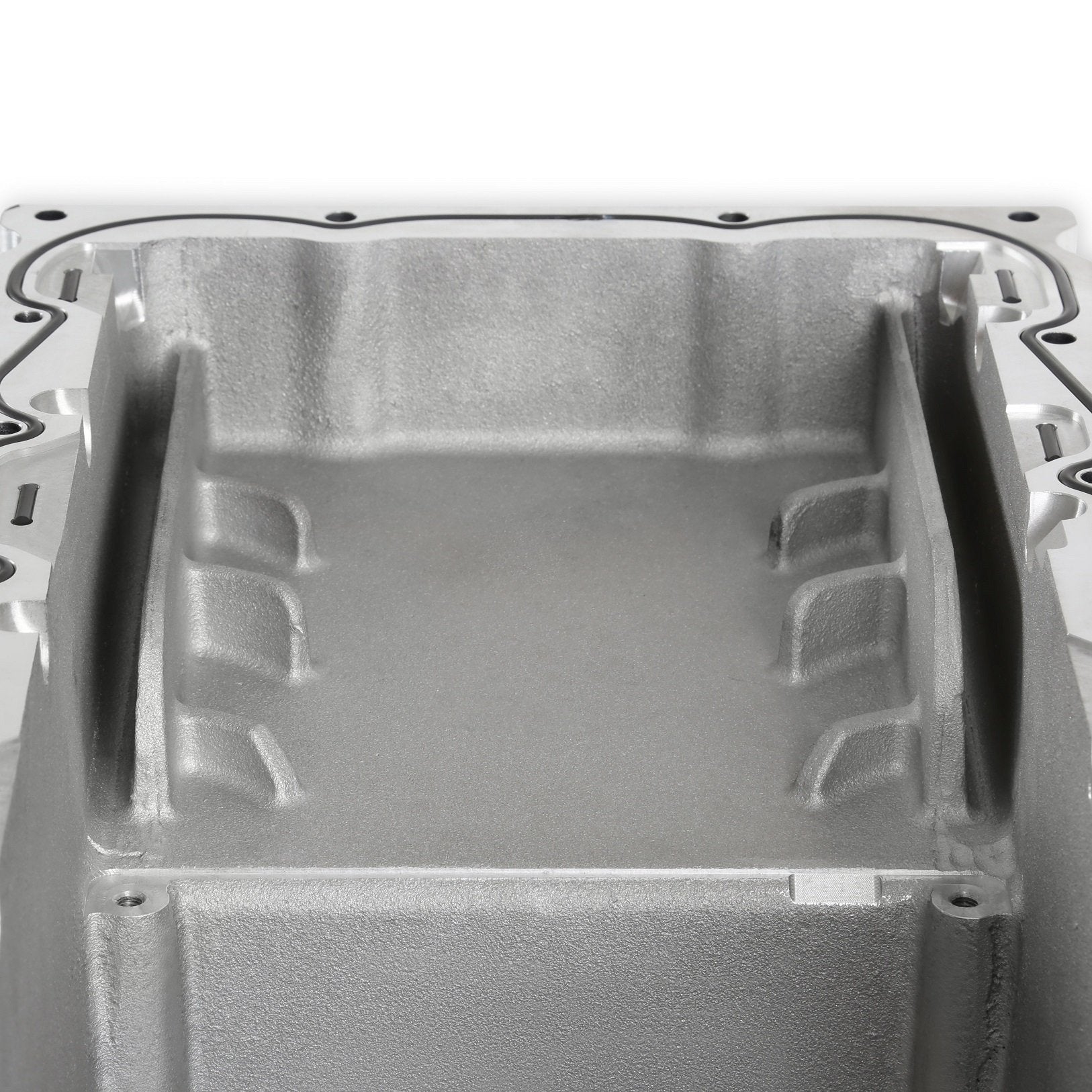 Holley Gen III Hemi Swap Oil Pan - Mid-Sump - Hellcat - Black - Photo - out of package Bottom