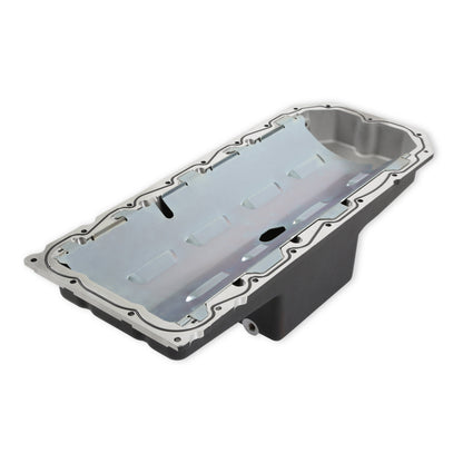 Holley Gen III Hemi Swap Oil Pan - Mid-Sump - Hellcat - Black - Photo - out of package Right