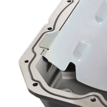 Holley Gen III Hemi Swap Oil Pan - Mid-Sump - Hellcat - Black - Photo - out of package Bottom
