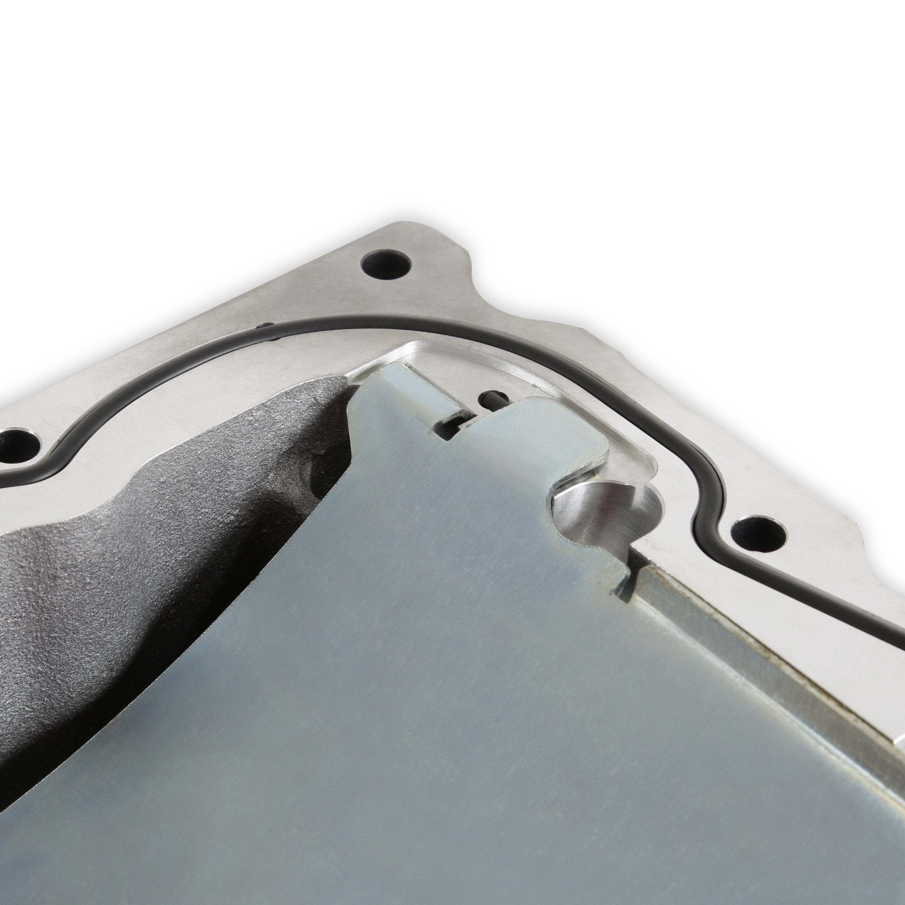 Holley Gen III Hemi Swap Oil Pan - Mid-Sump - Hellcat - Black - Photo - out of package Angle