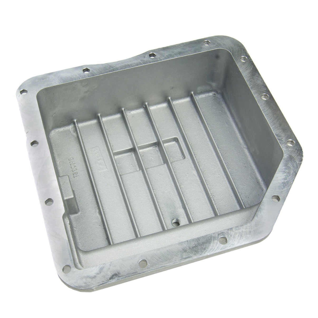 B&M Hi-Tek Deep Transmission Pan -  Aluminum - Photo - out of package Top
