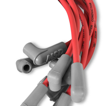 Jeu de câbles d'allumage SC/SB Chevy, à utiliser avec le capuchon 8541 - Jeu de câbles d'allumage super conducteurs pour bougies d'allumage SB Chevy, à utiliser avec le capuchon Crab Cap réf. 8541