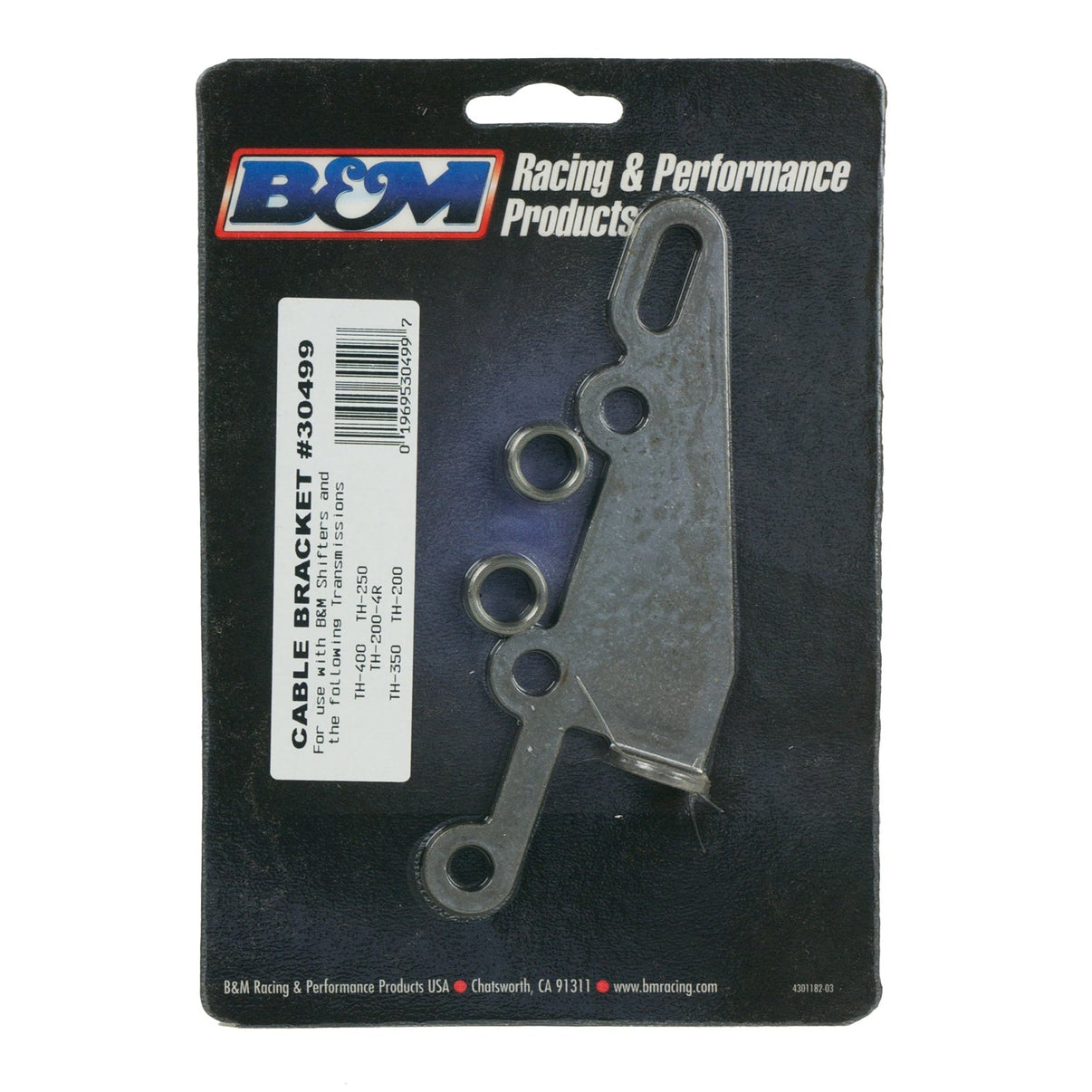 B&M Cable Bracket Kit - GM - Photo - out of package Left