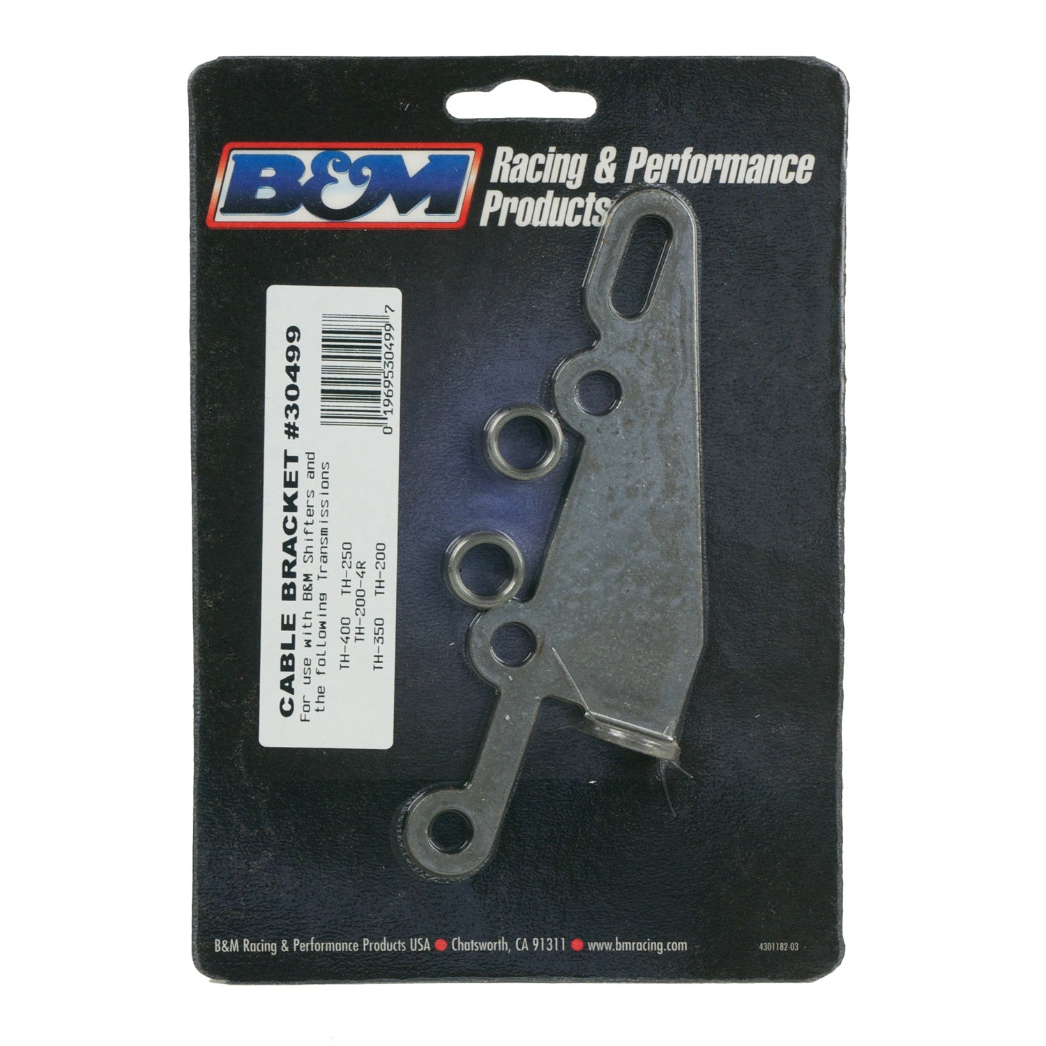 B&M Cable Bracket Kit - GM - Photo - out of package Left