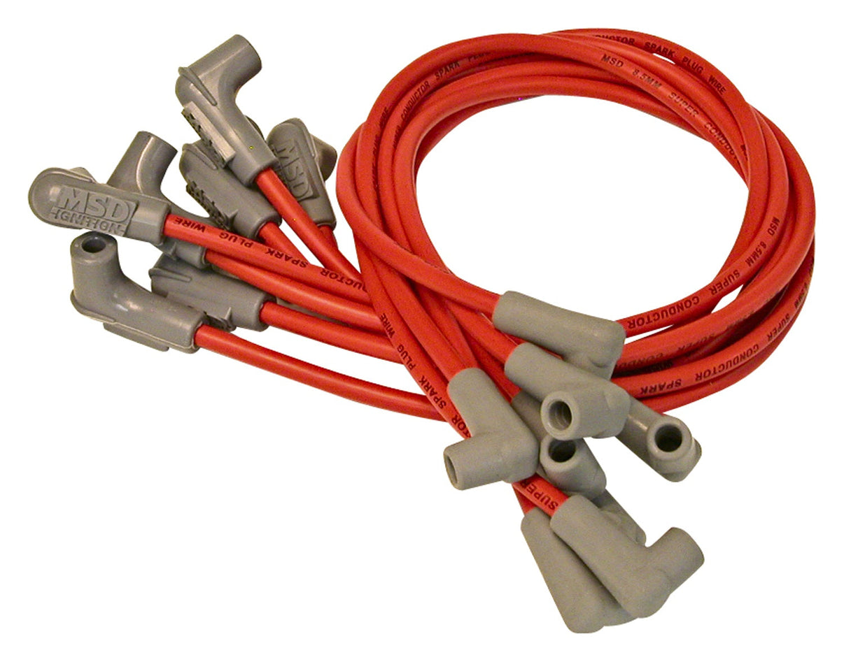 Spark Plug Wire Set, BB Chevy for use with PN 8541 Crab Cap - Photo - Primary Front