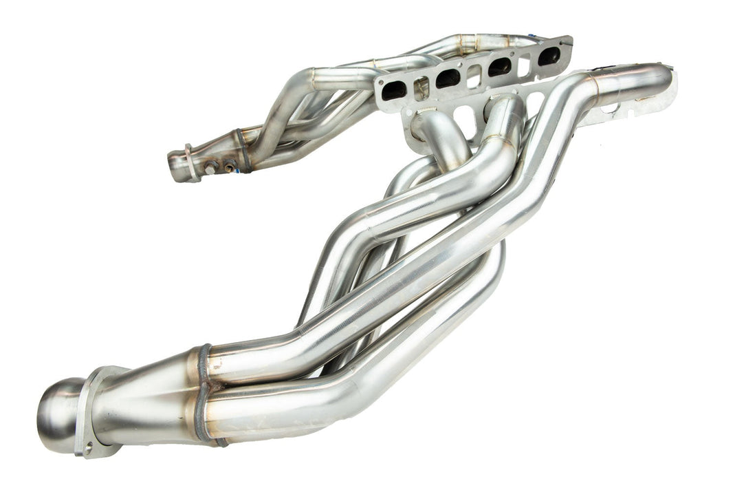 Stainless Header and Connection Kit. - Signature Series Stepped Header and GREEN Catted Connection Kit 2009+ 5.7L HEMI