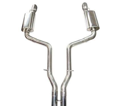 Full 3" Race Connection-Back Exhaust - 3" SS Race Exhaust. 2005-2010 LX Platform 6.1L. (Requires Full 3" connections)