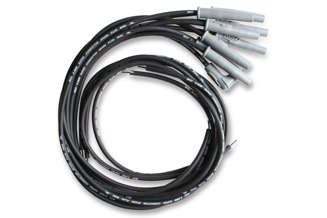Wire Set, Black, Univ. 8 cyl. M/A-HEI - Black Super Conductor 8 Cyl Multi-Angle-HEI, Universal