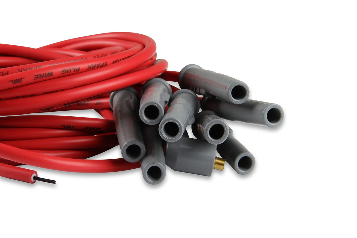 Super Conductor Spark Plug Wire Set, 8 Cyl Multi-Angle Plug, Socket/HEI - Photo - out of package Left