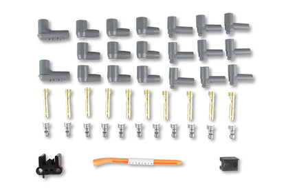 Jeu de câbles d'allumage SC, 8 cylindres, bougie multi-angles, douille/HEI - Jeu de câbles d'allumage à super conducteur, 8 cylindres, bougie multi-angles, douille/HEI