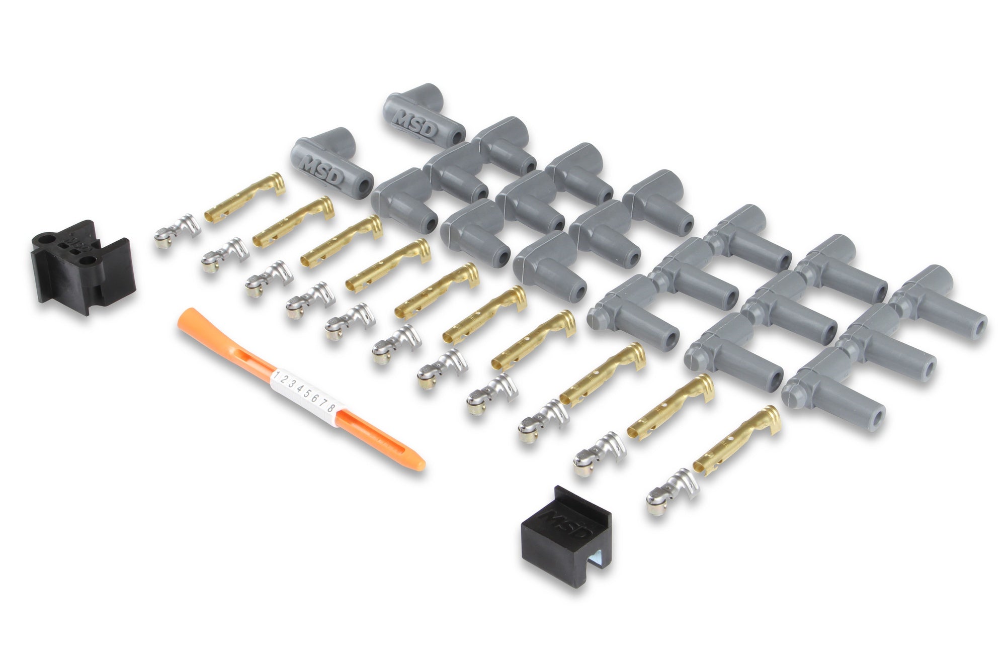 Super Conductor Spark Plug Wire Set, 8 Cyl Multi-Angle Plug, Socket/HEI - Photo - out of package Bottom