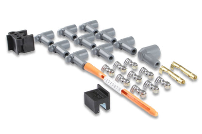 Jeu de câbles, SC, Noir, 8 cylindres, Connecteurs 90°/90°, Univ - Câble universel noir super conducteur 8 cylindres, connecteur 90°/90°