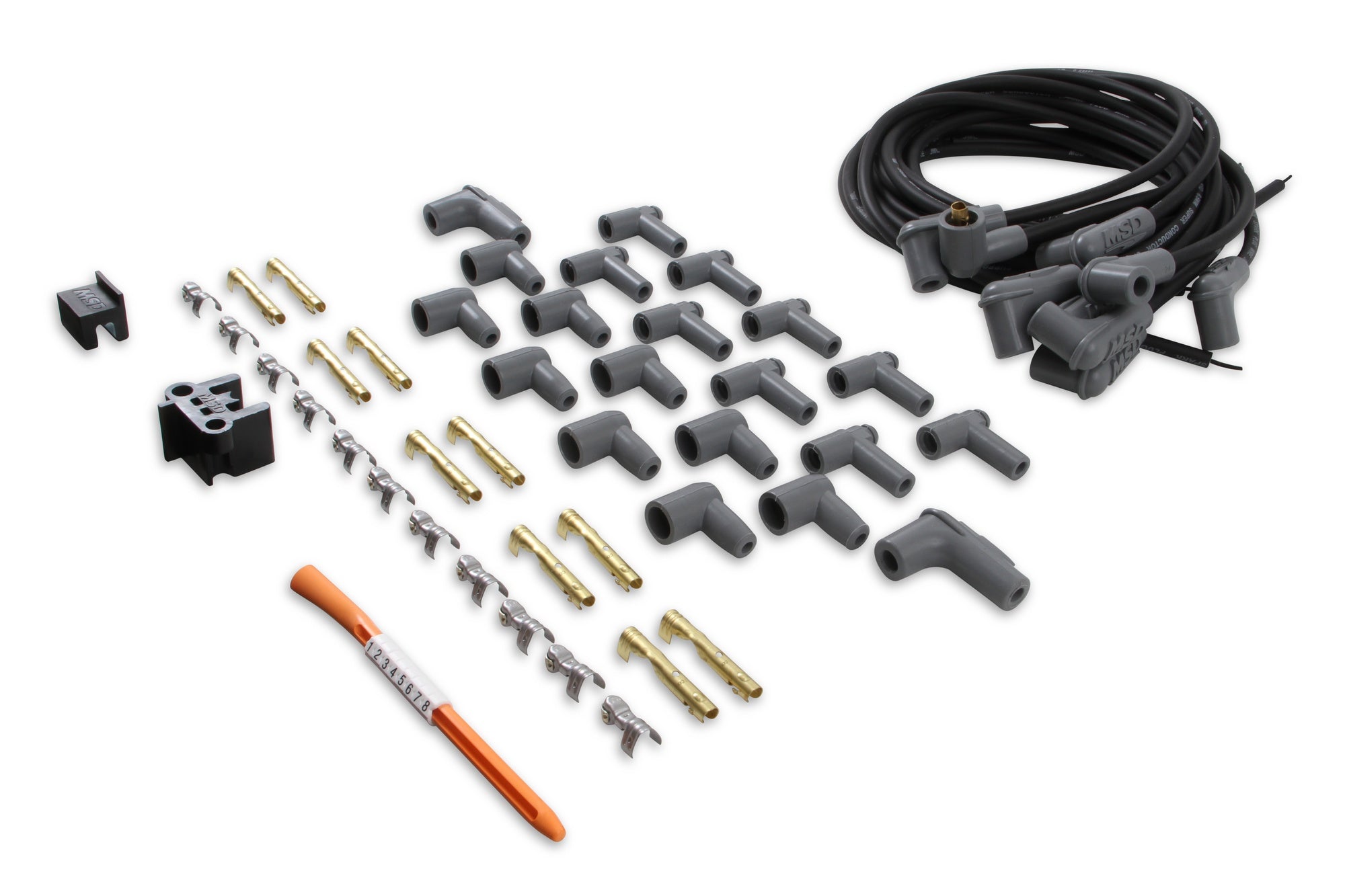 Black Super Conductor Universal 8 cyl. 90° - Photo - out of package Left