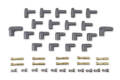 Wire Set, Black, Univ. 8 cyl. 90 degree - Black Super Conductor Universal 8 cyl. 90°