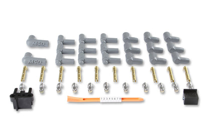 Super Conductor Spark Plug Wire Set 8 Cyl 90° Plug, Socket/HEI Cap - Photo - out of package Top