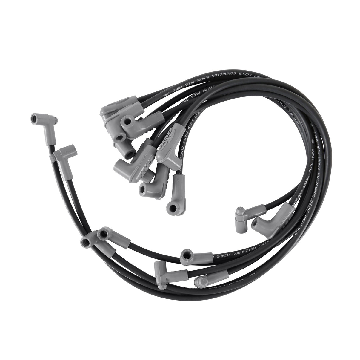 Black Super Conductor SB Chevy for use with Low Profile Distributor - Photo - Primary Front