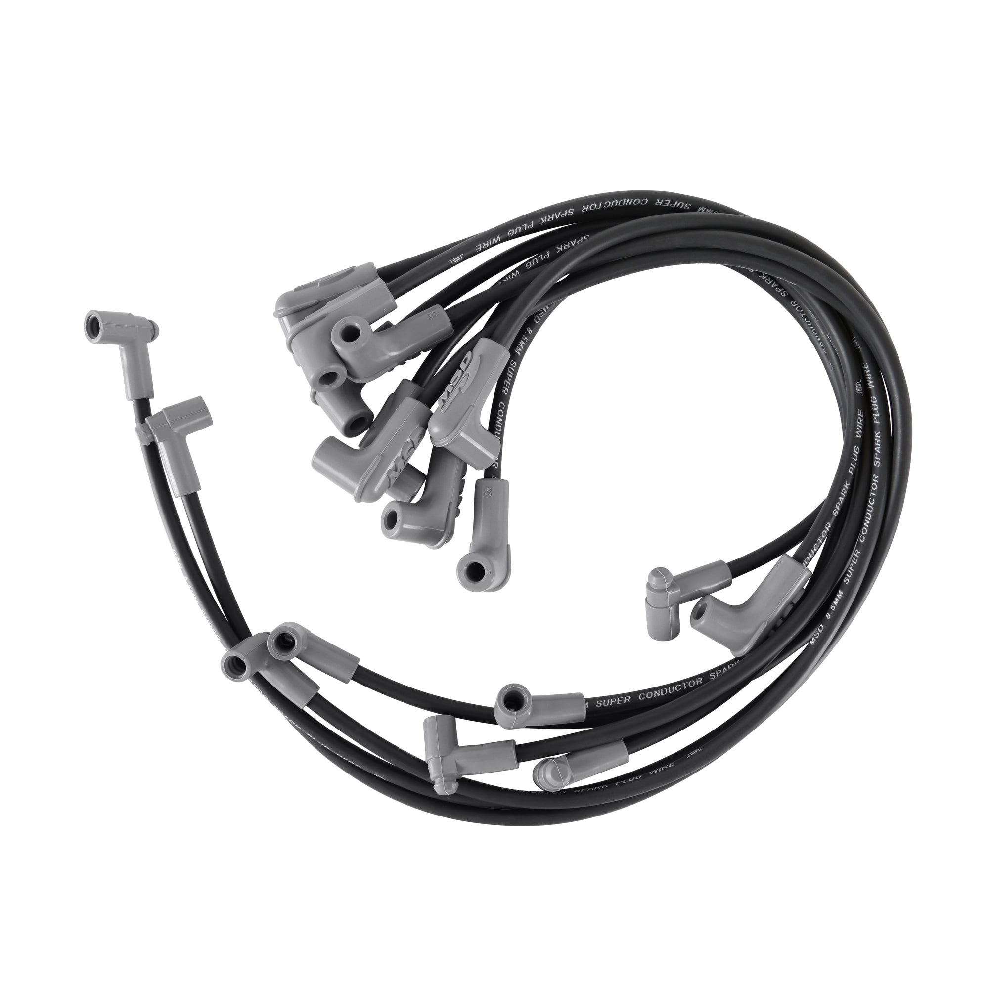 Black Super Conductor SB Chevy for use with Low Profile Distributor - Photo - Primary Front