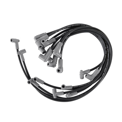 Wire Set, Black, SB Chevy w/L.P. Dist. - Black Super Conductor SB Chevy for use with Low Profile Distributor