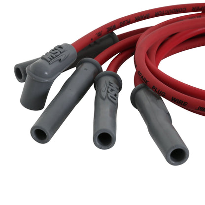 Jeu de câbles, Ford 2300 4 cylindres - Jeu de câbles de bougies d'allumage Super Conductor, Ford 2300 4 cylindres