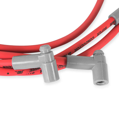 Wire Set, Super Cond. BB Chevy w/L.P.Di - Red Super Conductor Big Block Chevy for use with Low Profile Distributor
