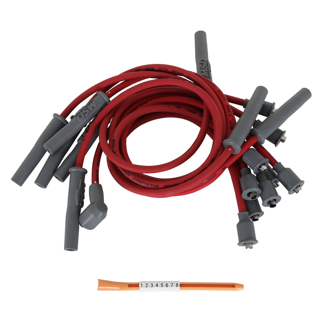 Super Conductor Spark Plug Wire Set, Chrysler  318-360, Socket - Photo - Primary Front