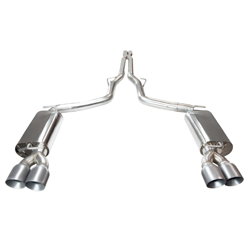 2-3/4"(OEM) x 3" Cat-Back Exhaust - 3" SS Cat-Back w/SS Tips. 2008-2014 Challenger 6.1L.  Connects to OEM.