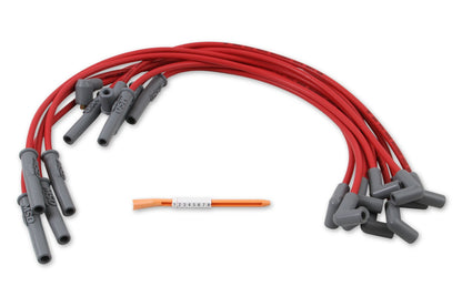 Wire Set,SC,Red,Ford,302/351W,77-93,HEI - MSD Spark Plug Wires for Ford 302, 351W