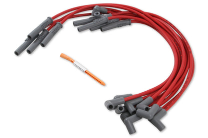 Wire Set,SC,Red,Ford,302/351W,77-93,HEI - MSD Spark Plug Wires for Ford 302, 351W