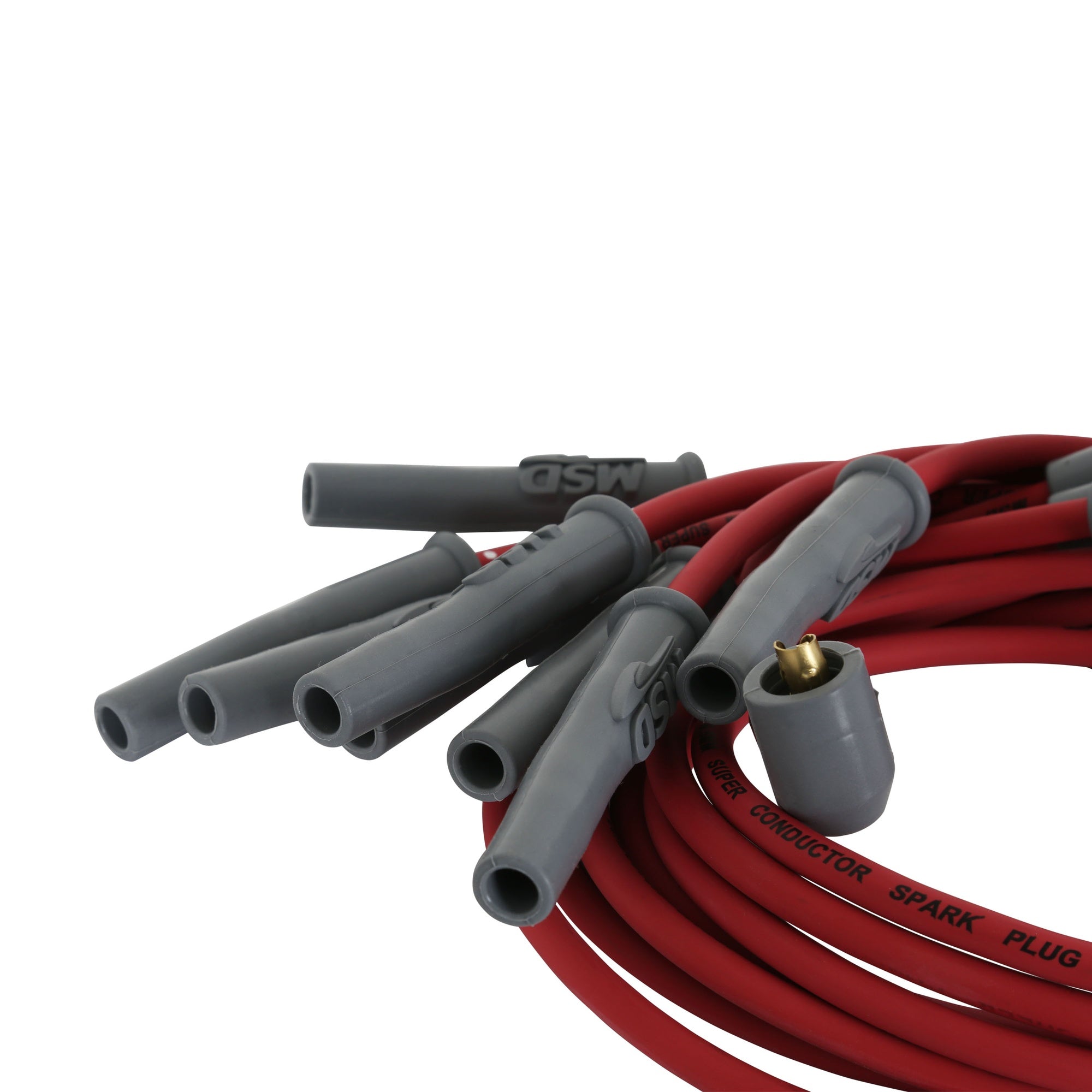 Red Super Conductor Ford 351M-400, HEI - Photo - Close Up Right