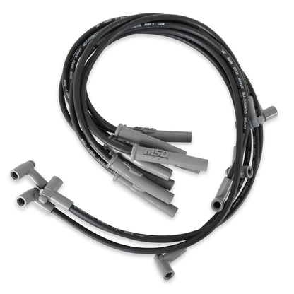 Wire Set, Black, BB Chevy 74-76 HEI - Black Super Conductor Big Block Chevy, '74-'76 HEI