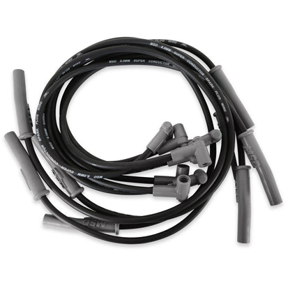 Wire Set, Black, BB Chevy 74-76 HEI - Black Super Conductor Big Block Chevy, '74-'76 HEI