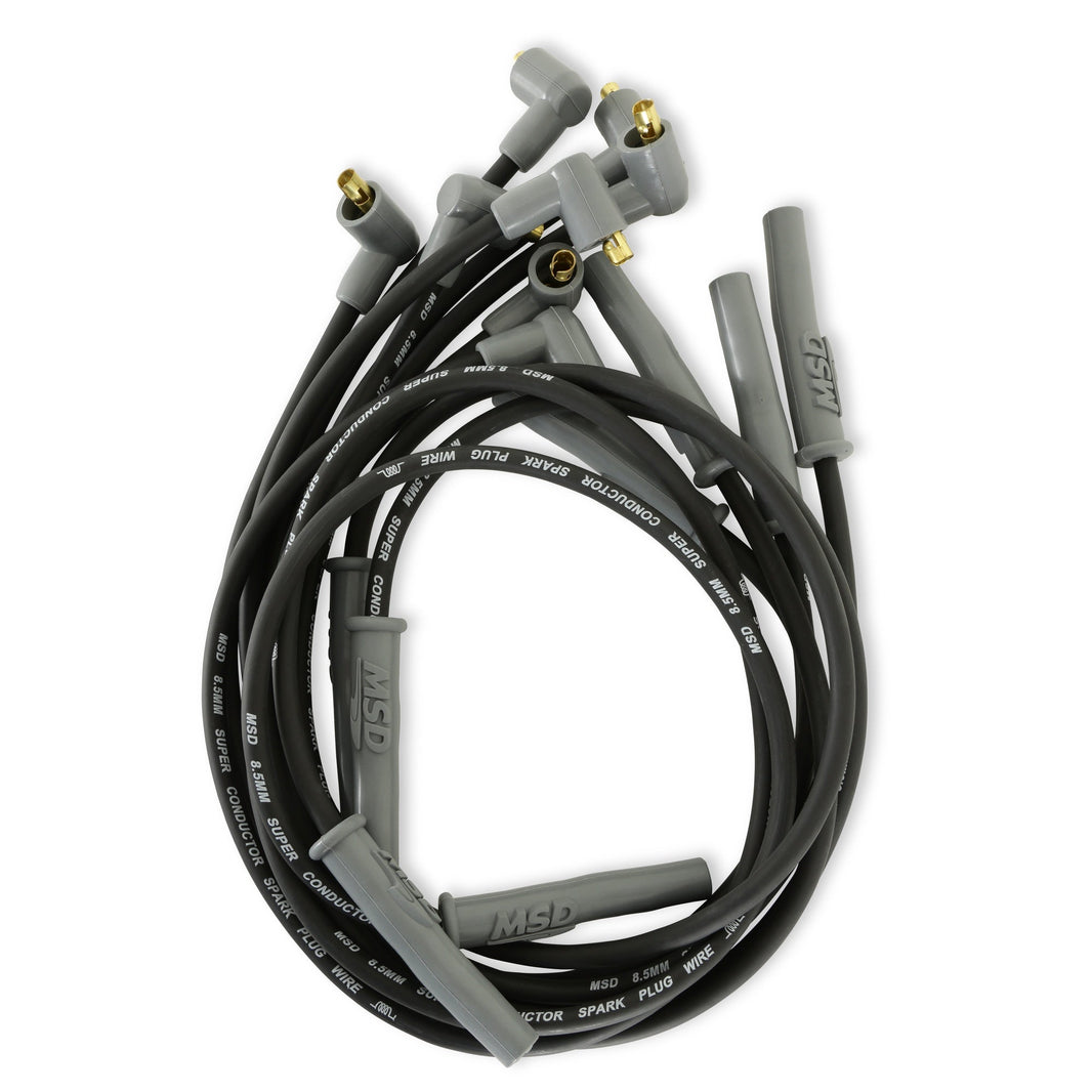 Faisceau de câbles noir pour gros bloc Chevy (BB Chevy), douille - Câble conducteur noir pour gros bloc Chevy (BB Chevy), douille