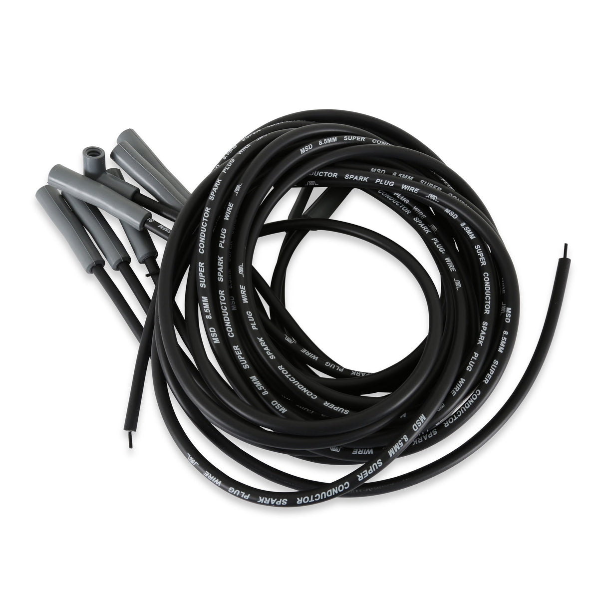 Single Hemi Wire Set, Super Conductor 8.5mm Wire Set, Black - Photo - Primary Front
