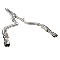 2-3/4"(OEM) x 3" Cat-Back Exhaust - 3" SS Cat-Back w/SS Tips. 2015-2018 Charger 6.4L.  Connects to OEM.