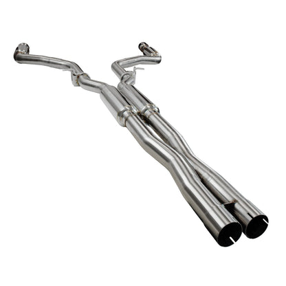 2-3/4"(OEM) x 3" Cat-Back Exhaust - 3" SS Cat-Back w/SS Tips. 2015-2018 Charger 6.4L.  Connects to OEM.