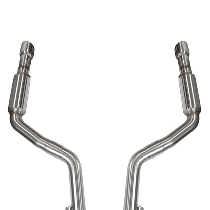 2-3/4"(OEM) x 3" Cat-Back Exhaust - 3" SS Cat-Back w/SS Tips. 2015-2018 Charger 6.4L.  Connects to OEM.