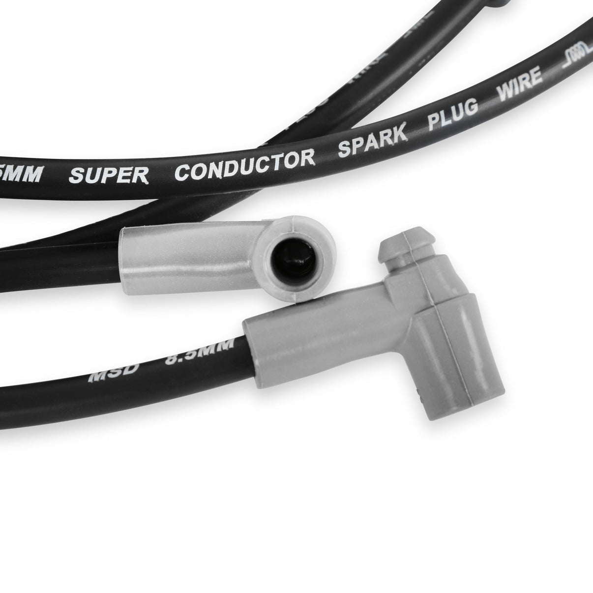 8.5mm Super Conductor Wire set for SBC Sprintcar, Close Fit, in Black - Photo - out of package Back