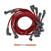 WIRE SET,8.5, CHEVY SPRINTCAR,CLOSE FIT - Red Super Conductor Wire Set, Chevy Sprint Car