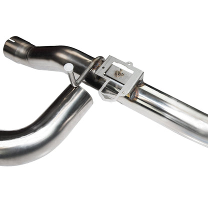 2-3/4"(OEM) x 3" Cat-Back Exhaust - 3" SS Cat-Back For OEM Tips. 2015-2018 Challenger 6.4L.  Connects to OEM.