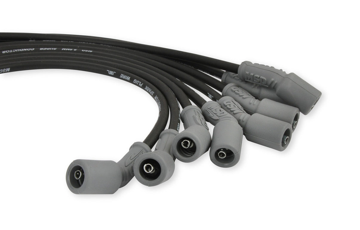 MSD Ford Raptor 6.2L V8 Black Wire Set - Photo - out of package Side