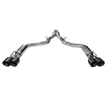 Fuld 3" Race Connection-Back udstødning - 3" SS Connection-Back udstødning med sorte dyser. 2015-2020 Challenger Hellcat 6,2L.