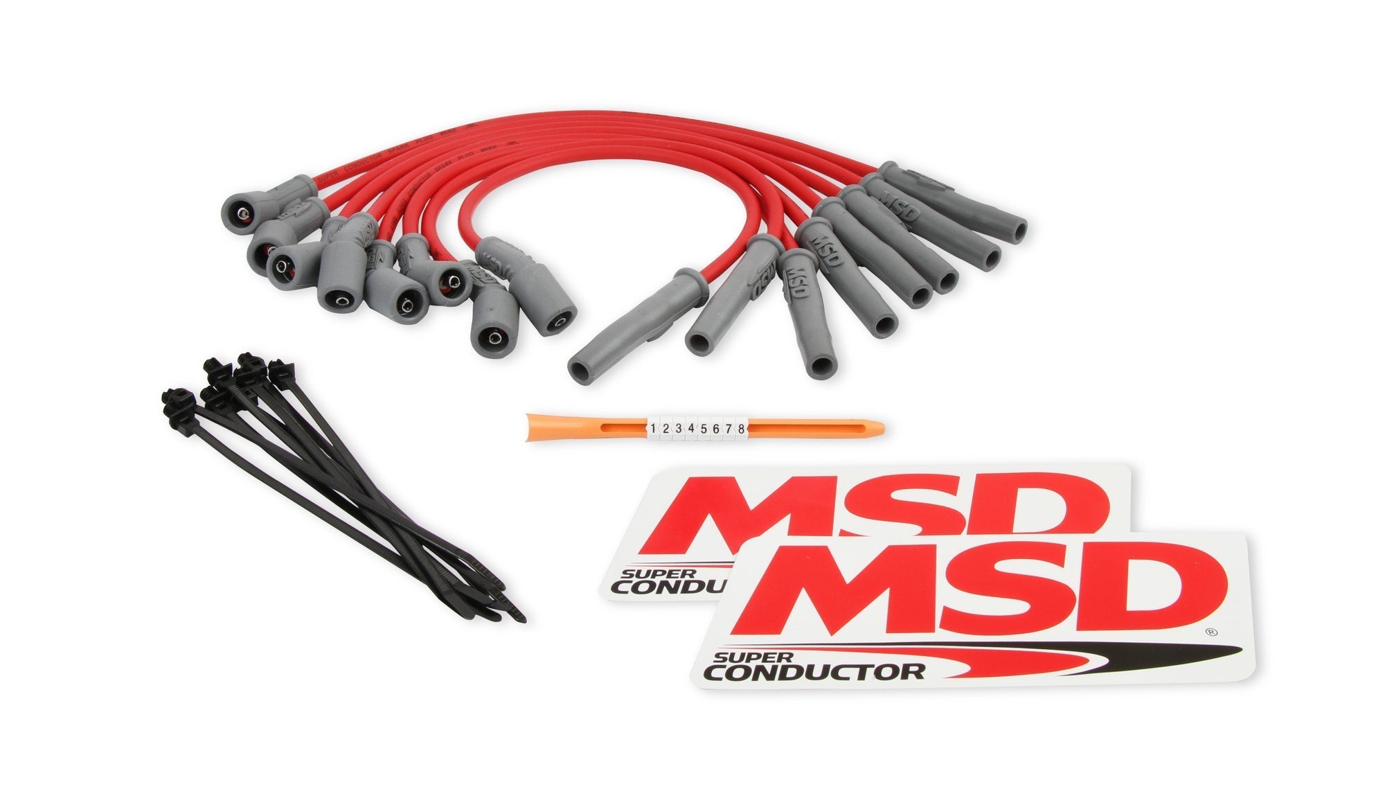 MSD Ford Raptor 6.2L V8 Red Wire Set - Photo - out of package Right